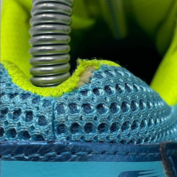 Saucony‎ Oasis 2 Athletic Sneaker Turquoise Blue Yellow Womens 7 - Picture 6 of 9